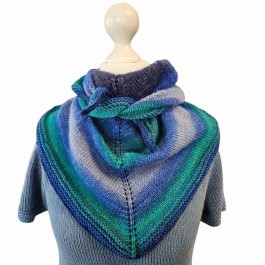 Strick-Set Dreieckstuch 1-2-3 Ideen Merino Bobbel von Pro Lana Mittelgroß