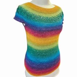 Strick-Set T-Shirt mit Rundpasse 1-2-3 Ideen Bobbel von Pro Lana Größen 40/42 und 44/46