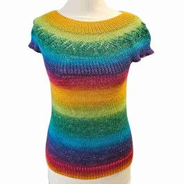 Strick-Set T-Shirt mit Rundpasse 1-2-3 Ideen Bobbel von Pro Lana 36/38