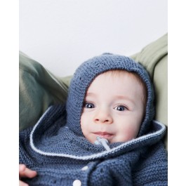 Strick-Set LAMANA Baby Mütze Balaclava #01/03 Gr. 3-6 Monate Como Tweed und Como