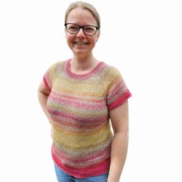 Strick-Set RVO T-Shrit aus der Baby Soft Fancy und der Mandarin Petit von Laines du Nord S - L