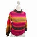 Strick-Set RVO Pullover Größe L 1-2-3 Ideen Merino Bobbel von Pro Lana