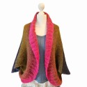Strick-Set Seelenwärmer aus zwei Poema Alpaca Bobbeln von Laines du Nord