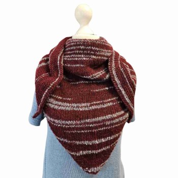 Strick-Set Dreieckstuch aus der Lanalpaco Fine Tweed oder aus der Lanalpaco Fine von Schulana