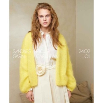 Facile Cardigan Strickset von Sandnes Garn – Größe XL bis 2XL