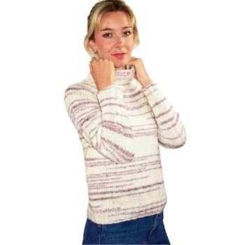 Strick-Set Pullover Größe 36 / 38 aus der Lanalpaco Fine Tweed von Schulana