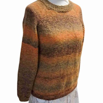 Strick-Set Raglan Pullover Größe XS bis L aus der Watercolor Sock und der Premia