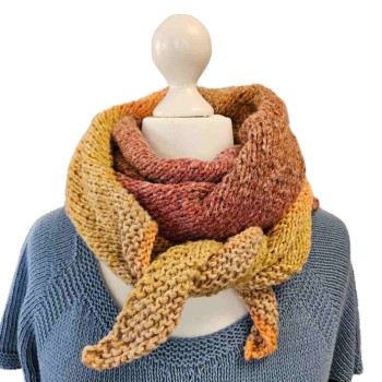 Strickset Schal aus zwei Peru Bobbeln von Lana Gatto