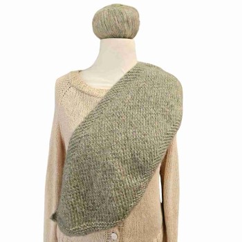 Strickset kleiner schiefer Schal aus zwei Knäuel der Ritz von Filanda