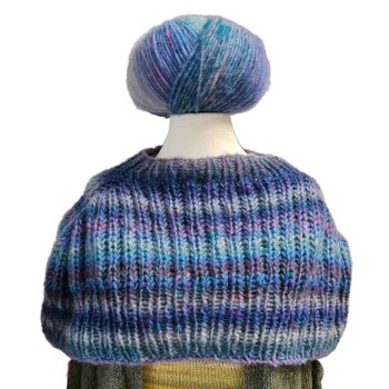 Strickset Schulterwärmer aus einem Knäuel Sombrero von Lana Gatto